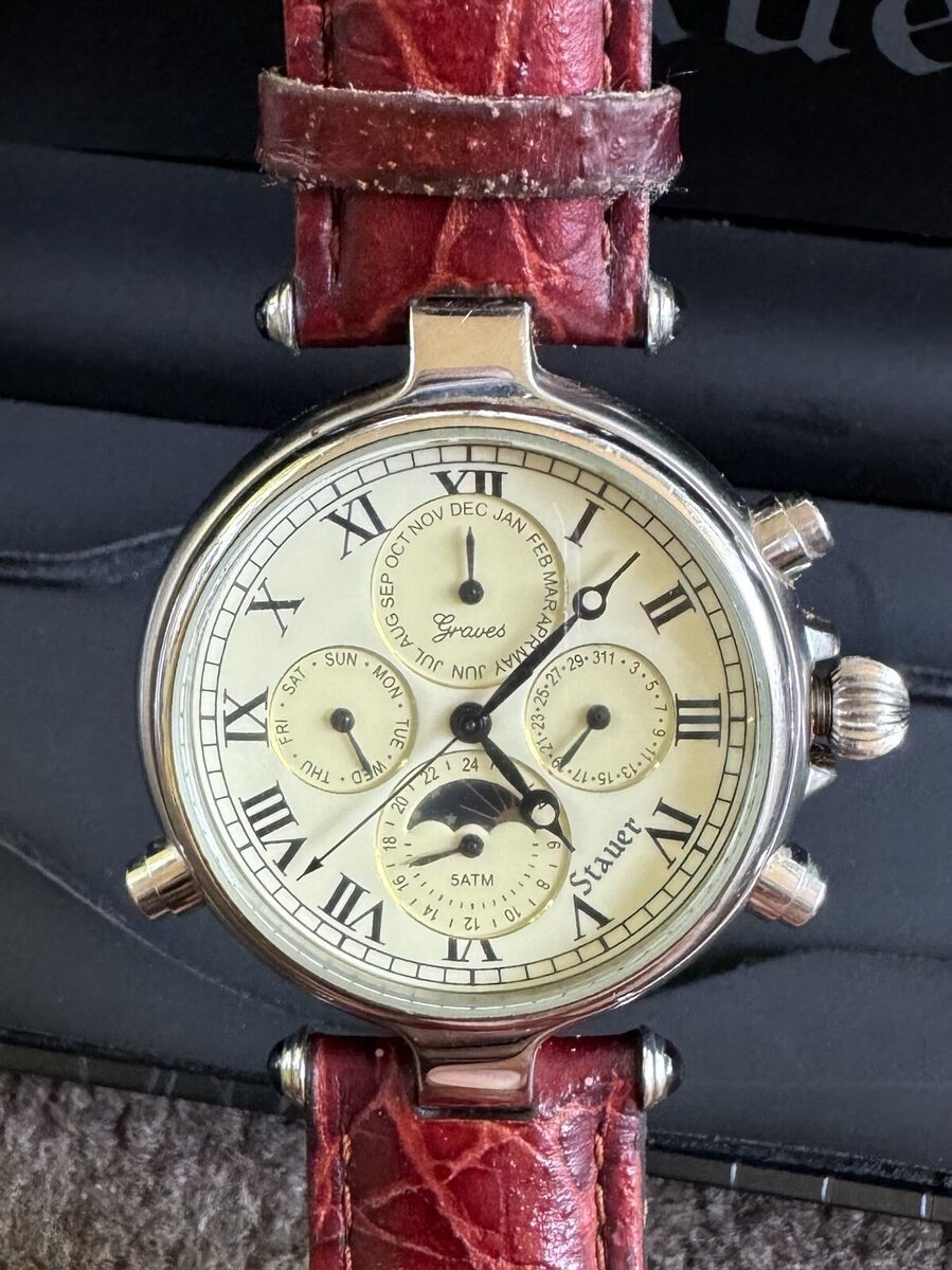 STAUER GRAVES Automatic 13372 Calendar 5 ATM Men's Watch STAUER GRAVES Automatic 13372 Calendar 5 ATM Men's Watch