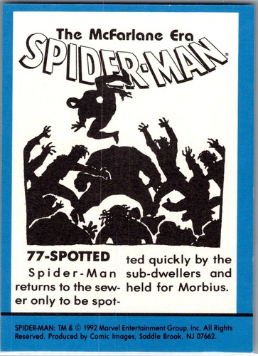 Marvel 1992 - The McFarlane Era Spider-Man - #77 manchado - Imagen 2 de 2