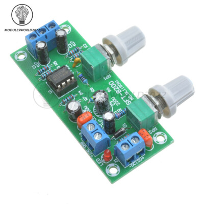 DC 12V-24V NE5532 Low-pass Filter Bass Tone Subwoofer Pre-Amplifier Preamp Board