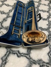 YAMAHA YSL-353 Tenor Trombone with Hard Case Mouthpiece from JAPAN