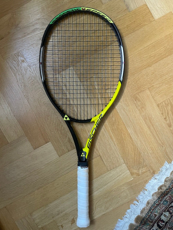 FischerMagneticSpeedTourTurnierschläge<wbr>r+Hülle+NeueSaiteTennis295gRAR