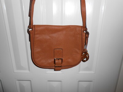 Michael Kors Crossbody Handbag Purse Camel Color