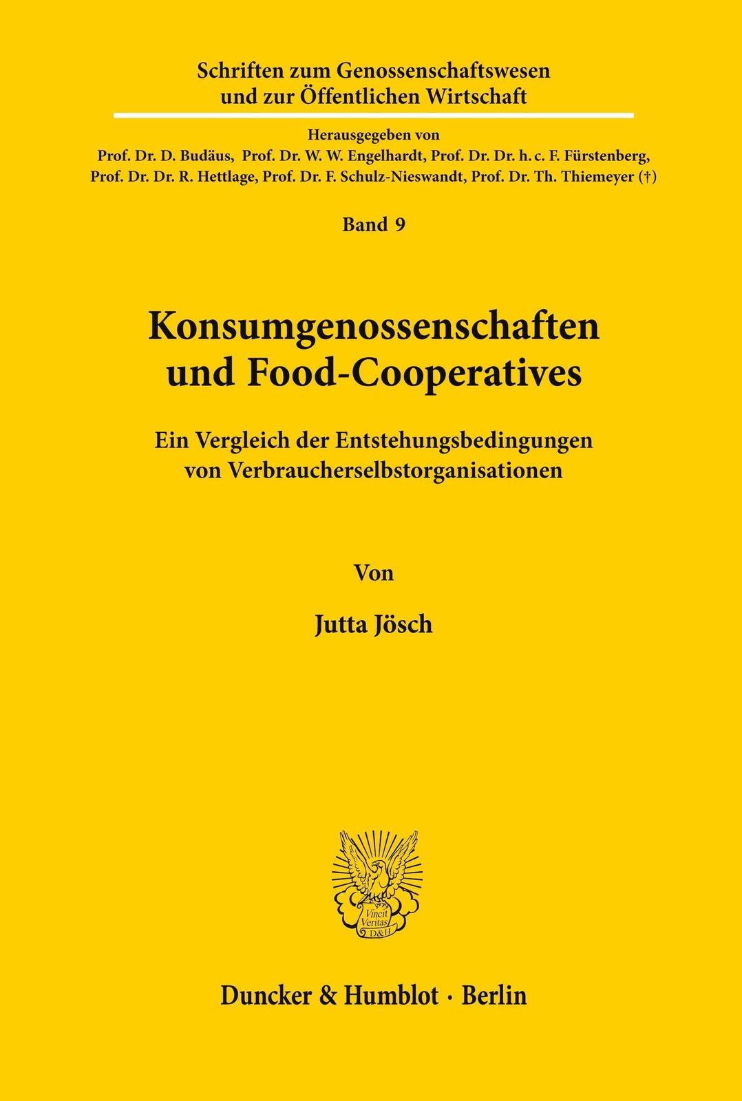 Konsumgenossenschaften Und Food-cooperatives. | Jutta Jösch |
