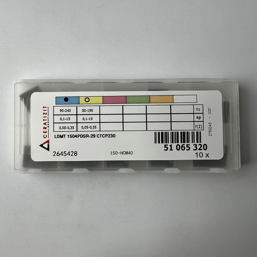 LDMT1504PDSR-29 CTCP230 /Original carbide blade 10 Pcs - Picture 4 of 5