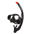 Scubapro Ecco Msk w/ Dry Snorkel Package Snorkeling Scuba Diving Set Black