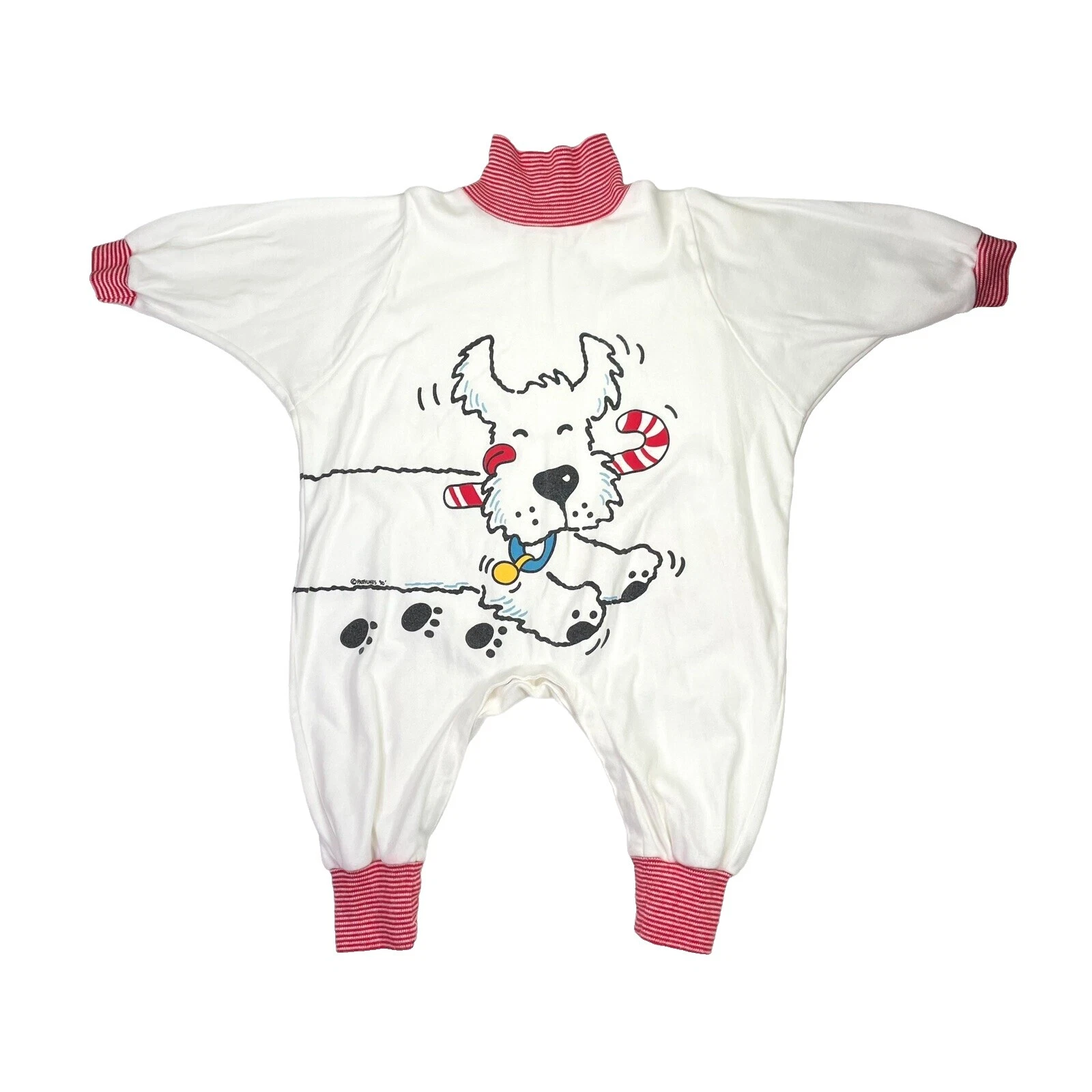 Ropa de dormir blanca unisex vintage para niños