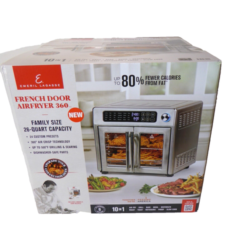 Emeril Lagasse 26 QT XL French Door Air Fryer 360