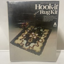 SPANISH MOTIF DESIGNER HOOK-IT RUG KIT VOGART CRAFTS 4312 20x27" Unopened.