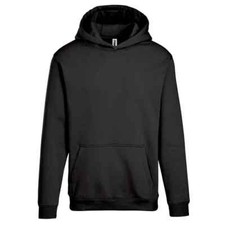 Youth Black Pullover Hoodie - Overstock Clearance Sale