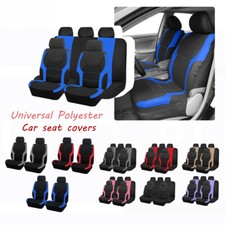 New Universal Polyester Car Seat Covers Pad Sporty Design Four Season Seat Cover