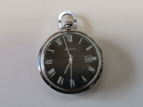Reloj de bolsillo vintage raro de la URSS RAKETA - Imagen 1 de 3