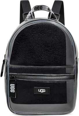 Ugg Dannie II Mini Backpack Clear Black Sherpa New Sealed | eBay