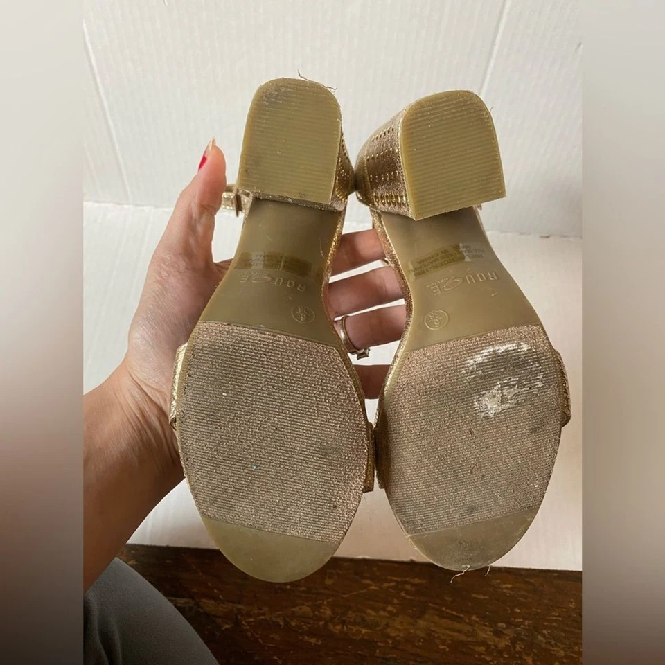 Tacones Rouge Helium Gold para mujer talla 6 Foto 4 de 4