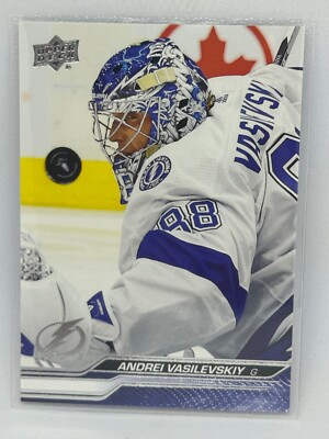 Andrei Vasilevskiy 2023-24 Upper Deck Series 1 Hockey # 166
