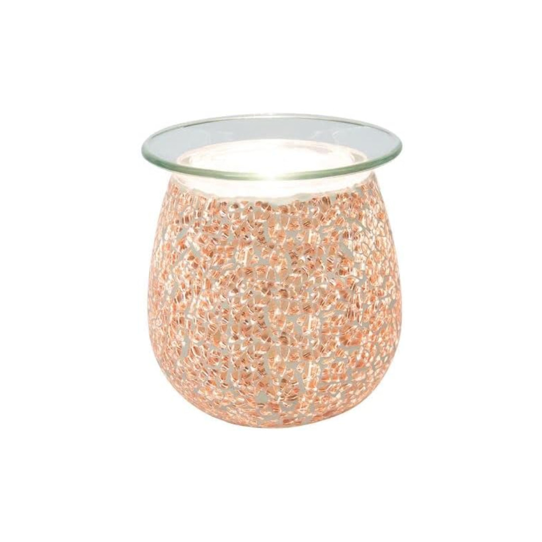 Airpure Electric Wax Melter Rose Gold Mosaic Burner BackLight - Pack Of 3 - Image 4
