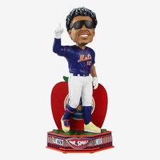 Francisco Lindor New York Mets Players Weekend Mr. Smile Bobblehead MLB Baseball