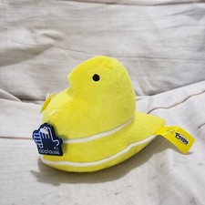 Peeps Yellow Chick Plush Stuffed Animal White Stripe Applause Russ 6 Inch 2008