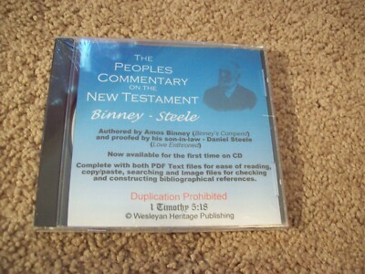 The Peoples Commentary New Testament CD *RARE* Requires Adobe Acrobat Reader NEW