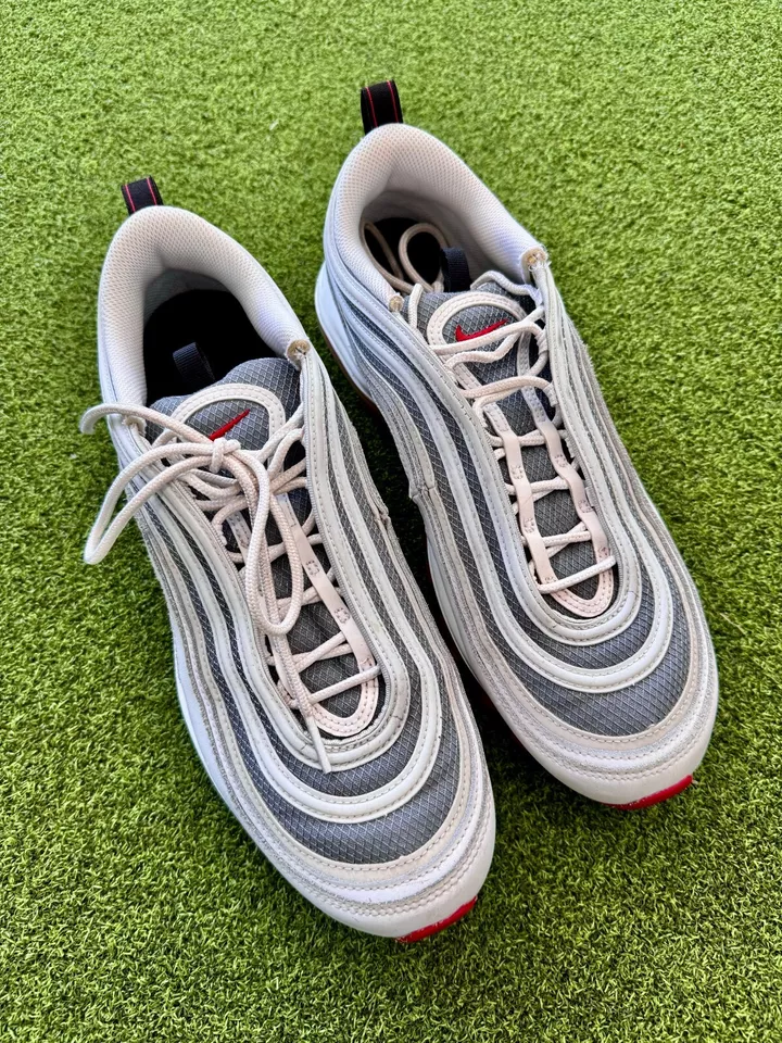 Size 10 - Nike Air Max 97 White Bullet for sale online | eBay