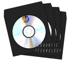 100 Black Color Cd Dvd Paper Sleeves w/ Clear Window & Flap