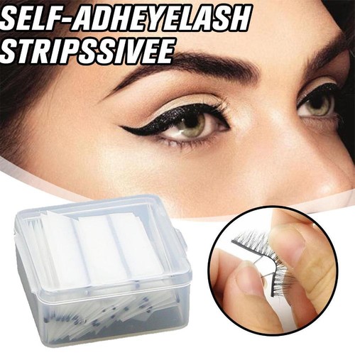 40/50Pcs Self Adhesive Eyelash Glue Strips Glue Free и жσ Eyelashes Makeup V8K9