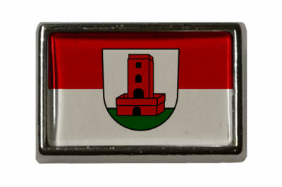 U24 Pin Püttlingen – Flaggenpin Anstecker Mit Butterflyclip, 15 X 23 Mm, Metall & Acrylglas