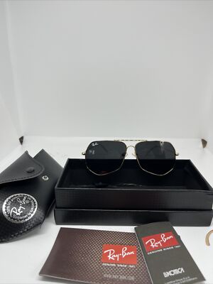 Original Luxottica Ray-Ban 1972 56 18-140 Octagon Series Abgerundet