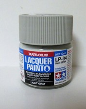 Tamiya Color Lacquer Paint Light Gray LP-34 10 ML  82134 NEW