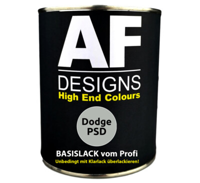 0,5L Autolack für Dodge PSD Light Silver Perl Metallic Spritzfertig