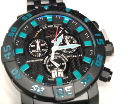 Invicta SeaBase Limited Edition Swiss Made Titanium WR1000 Men Chronograph