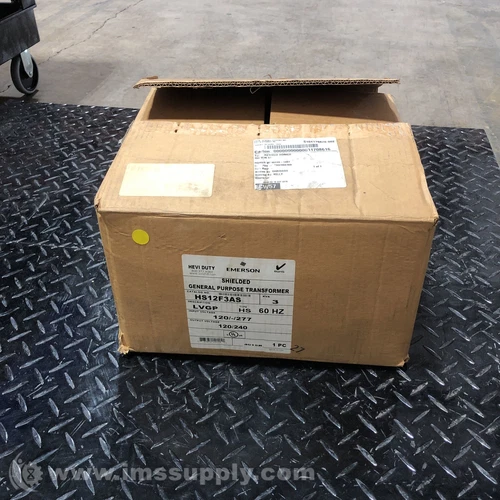 Emerson HS12F3AS Shielded Wall Mount Transformer FNOB