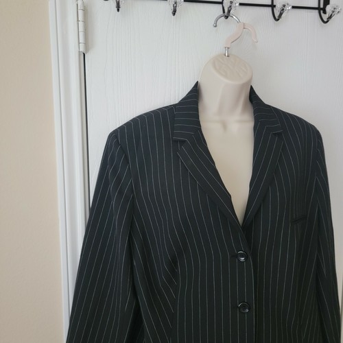 Body By Victoria Striped Blazer Jacket Size 16 - Picture 5 of 6