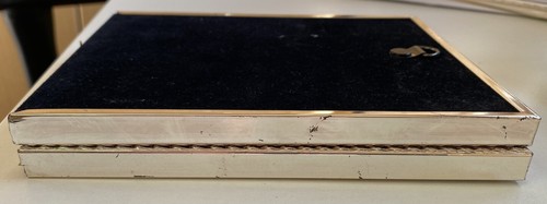 Silver Plated Solid Brass Hinged Photo Frame For 3.5” X 5” Photos - Picture 5 of 5