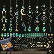 Sun Catcher Kits for Adults, 228pcs DIY Suncatcher Making Supplies Arts and C...