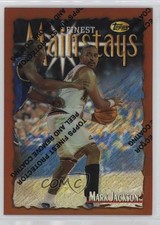 1996-97 Topps Finest Common Bronze Refractor Mark Jackson #165 4f5