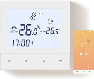 Beok Thermostat Fussbodenheizung Wasser, Tuya Smart Wifi Raumthermostat Fußboden