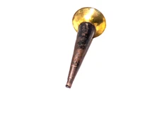 EDISON PHONOGRAPH 14" ORIGINAL WITCHES HAT HORN STAMPED  " PAT. APL'D FOR "