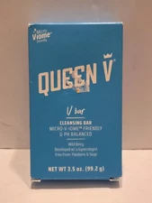 Queen V Cleansing Bar Wild Berry pH Balanced Feminine Soap 3.5oz