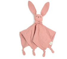 Organic Cotton Muslin Bunny Loveys for Babies Baby Security Blanket Baby Snug...