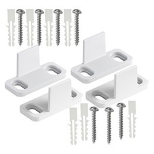 4 Sets Barn Door Floor Guide Plastic Sliding Door Guide Floor Mount for Door