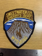 Stillwater County Wyoming Sheriff Patch Historical Memoribilia