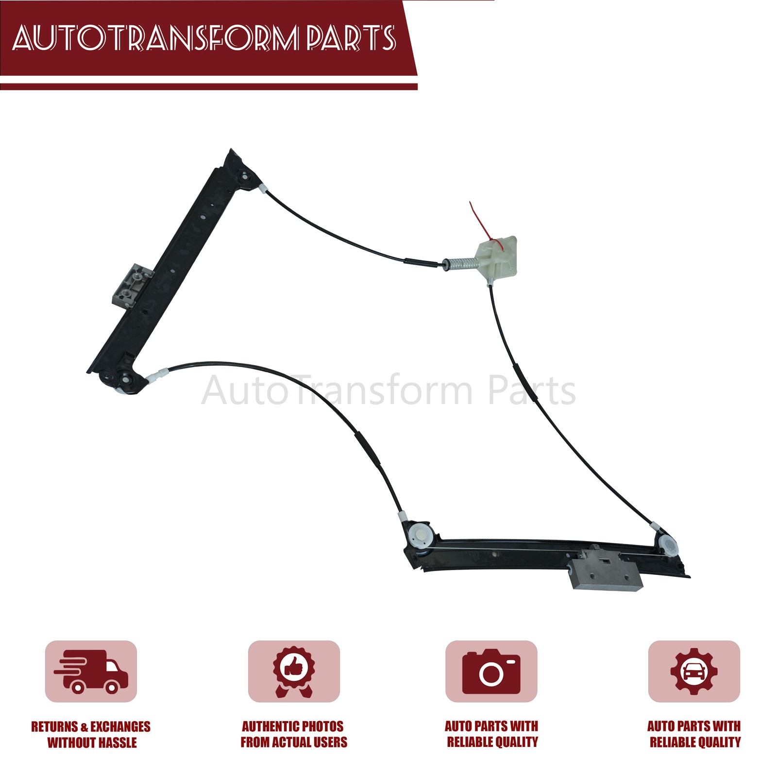 Fits 04-18 Bentley Continental GT Coupe Front Left Window Regulator 3W0837401J