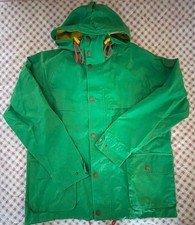 Beams Cro'Jack Mountain Parka Made in England, Size L, Green
