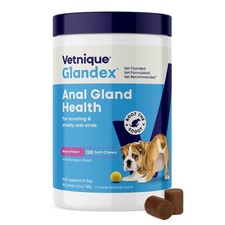 Glandex Anal Gland Soft Chew Treats with Pumpkin for Dogs Digestive Enzymes, ...