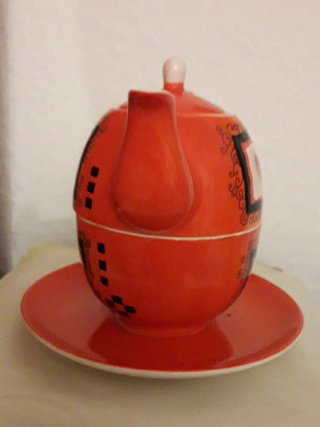 Tea for One-Teekannen-Set -3-teilig Teekanne/Tasse/Teller - - Bild 2 von 4