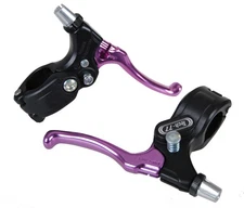 Dia-Compe Tech 77 LOCKING BMX bicycle brake levers lever set BLACK PURPLE