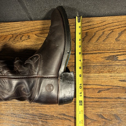 Double-H HH 12” AG7 Western Work Boots Brown U-Toe 3282 Men’s 9.5 EE Made In USA - Imagen 7 de 8