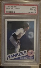 1985 Topps Don Mattingly #665 New York Yankees | PSA 10 GEM MT