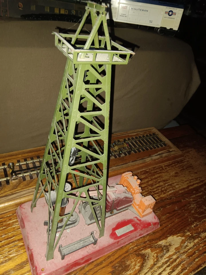 Lionel Nº 1950 Vintage Derrick y bomba de aceite 455 SIN PROBAR Foto 4 de 4