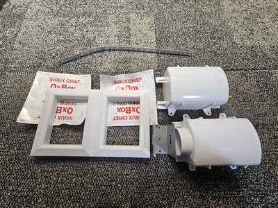 Sioux Chief Ox Box Fire Gaurd Washing Machine Outlet Box, White